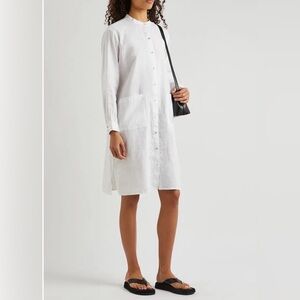 Eileen Fisher Organic Linen Mandarin Collar Dress
Easy Fit, Knee Length New Med